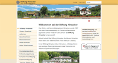Desktop Screenshot of hirsacker.ch