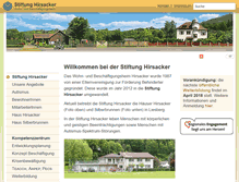 Tablet Screenshot of hirsacker.ch